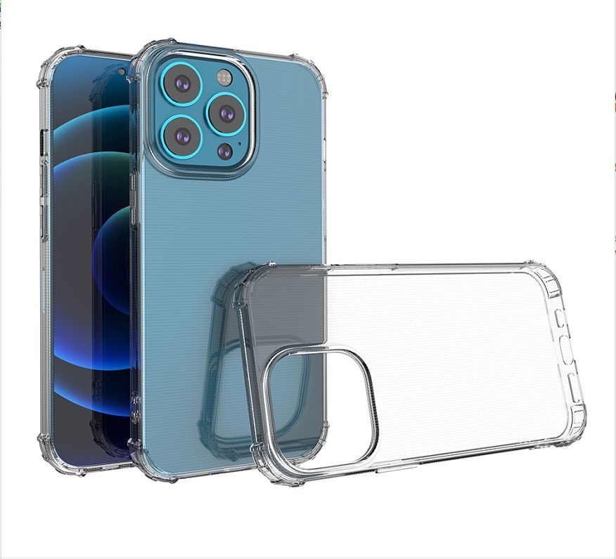 Apple iPhone 13 Pro Max 6.7 Shockproof Transparent Thick TPU Case Cover - Clear (1102283)