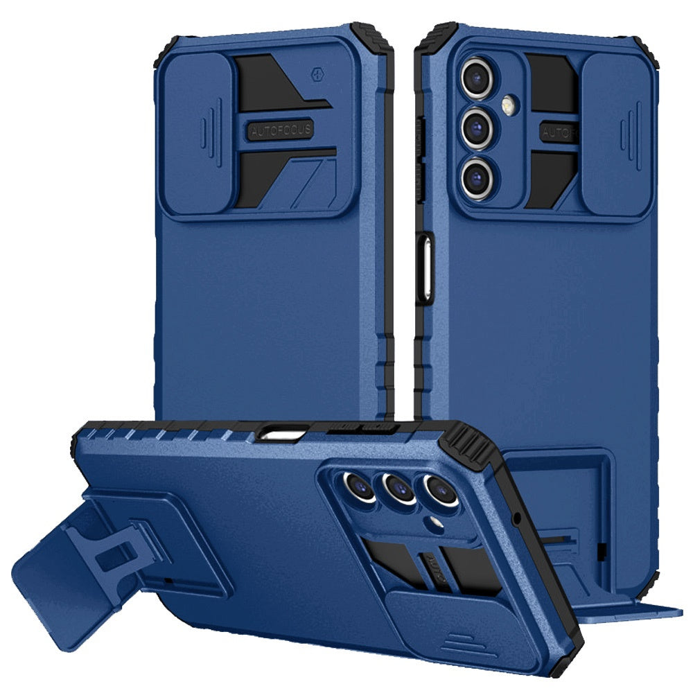 Samsung A17 5G Easy Viewing Kickstand Camera Protection Hybrid Case Cover - Blue ( 1108024) (MSRP $49.99)