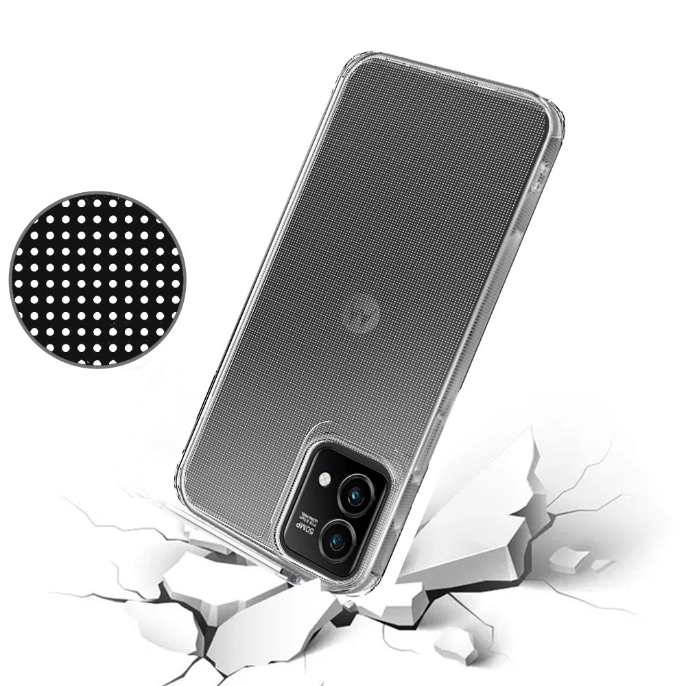 Motorola G Stylus 5G 2023 Simple Basic Minimalistic Transparent Clear Thick TPU Case Cover - Clear (1105746)