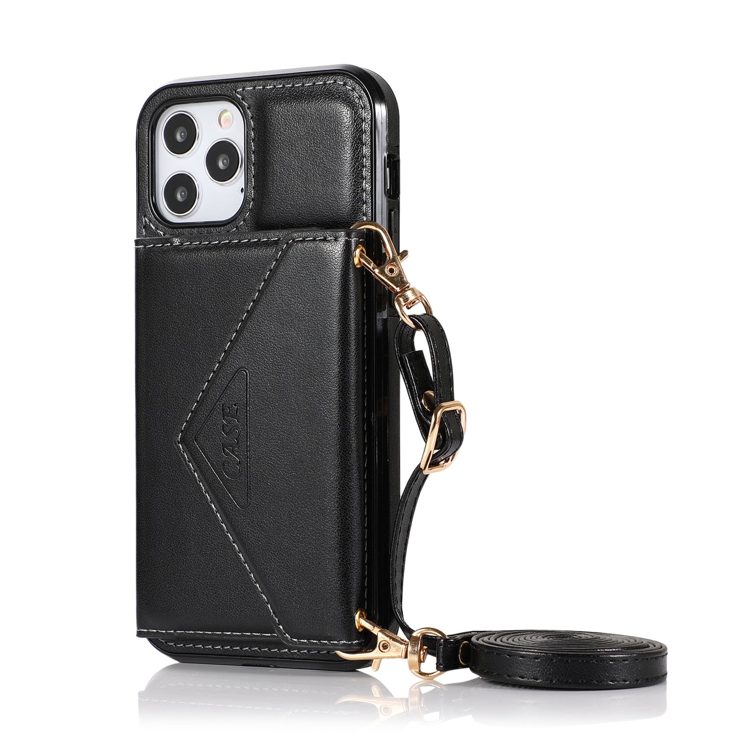 Moto G Play 2021 ELEGANT Wallet Case ID Money Holder Case Cover - Black (1101377)