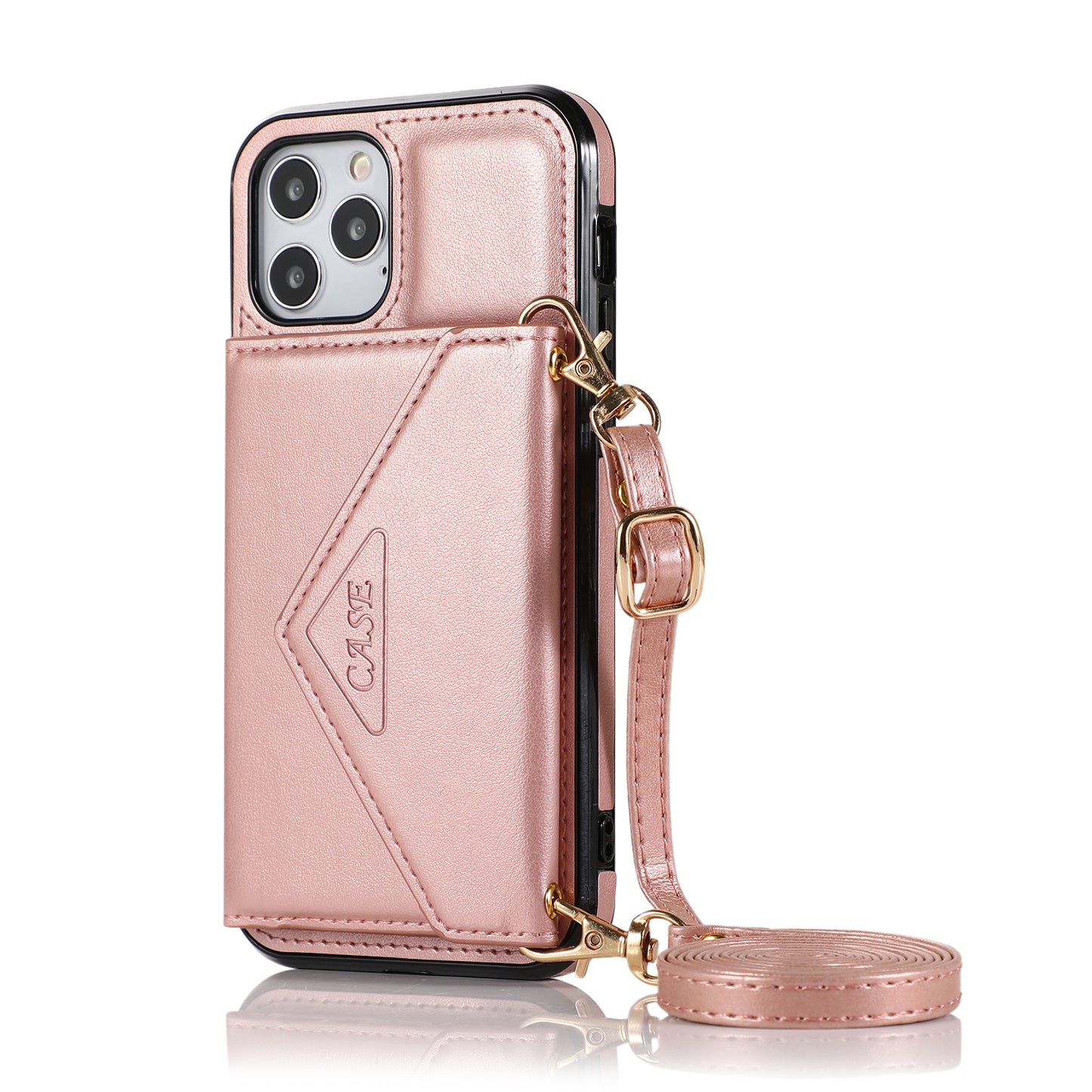 Moto G Play 2021 ELEGANT Wallet Case ID Money Holder Case Cover - Rose Gold (1101379)