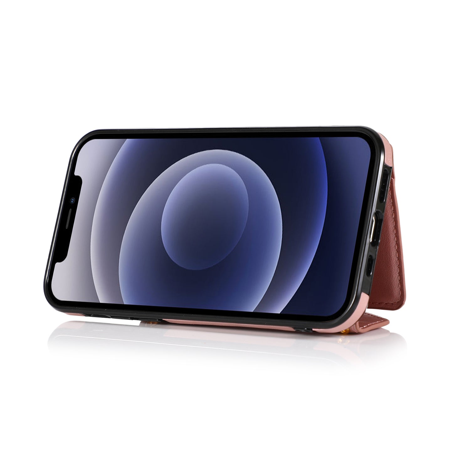 Moto G Play 2021 ELEGANT Wallet Case ID Money Holder Case Cover - Rose Gold (1101379)