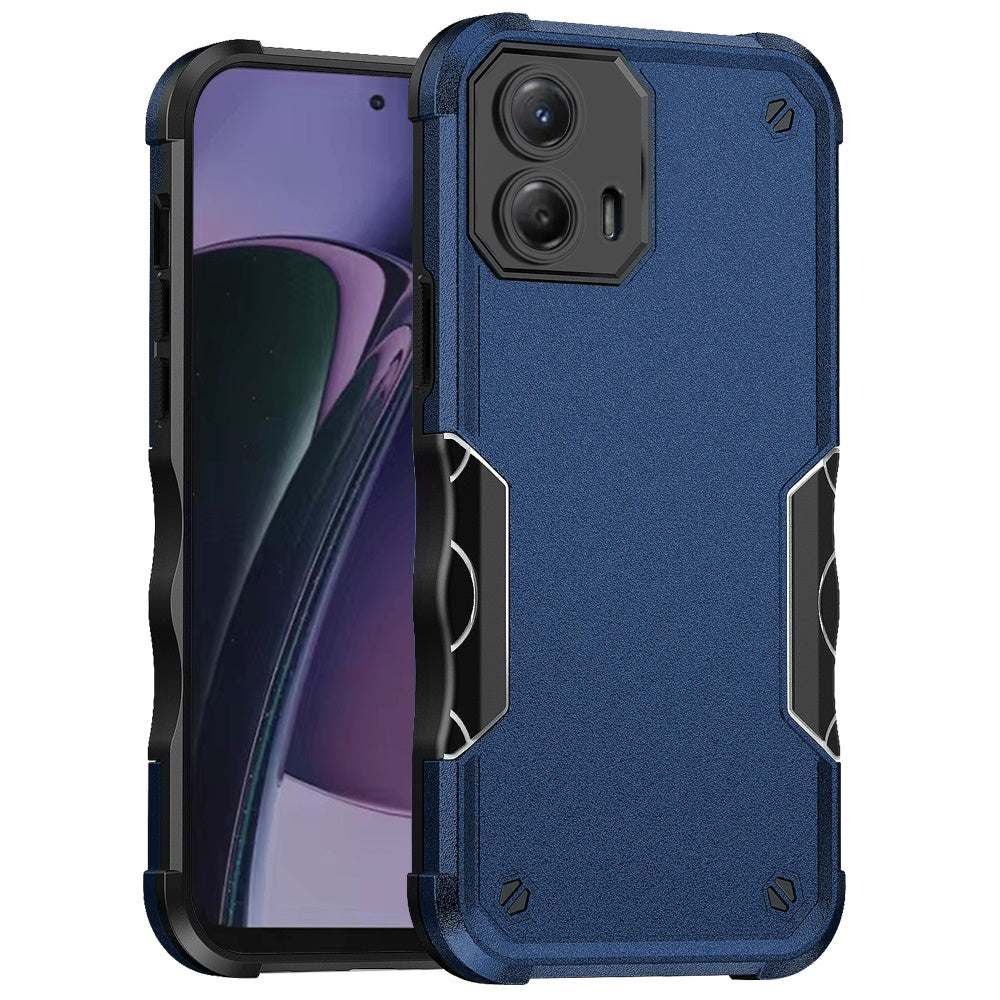 Motorola Moto G Stylus 5G 2024 Exquisite Tough Shockproof Hybrid Case Cover - Blue (1106960)