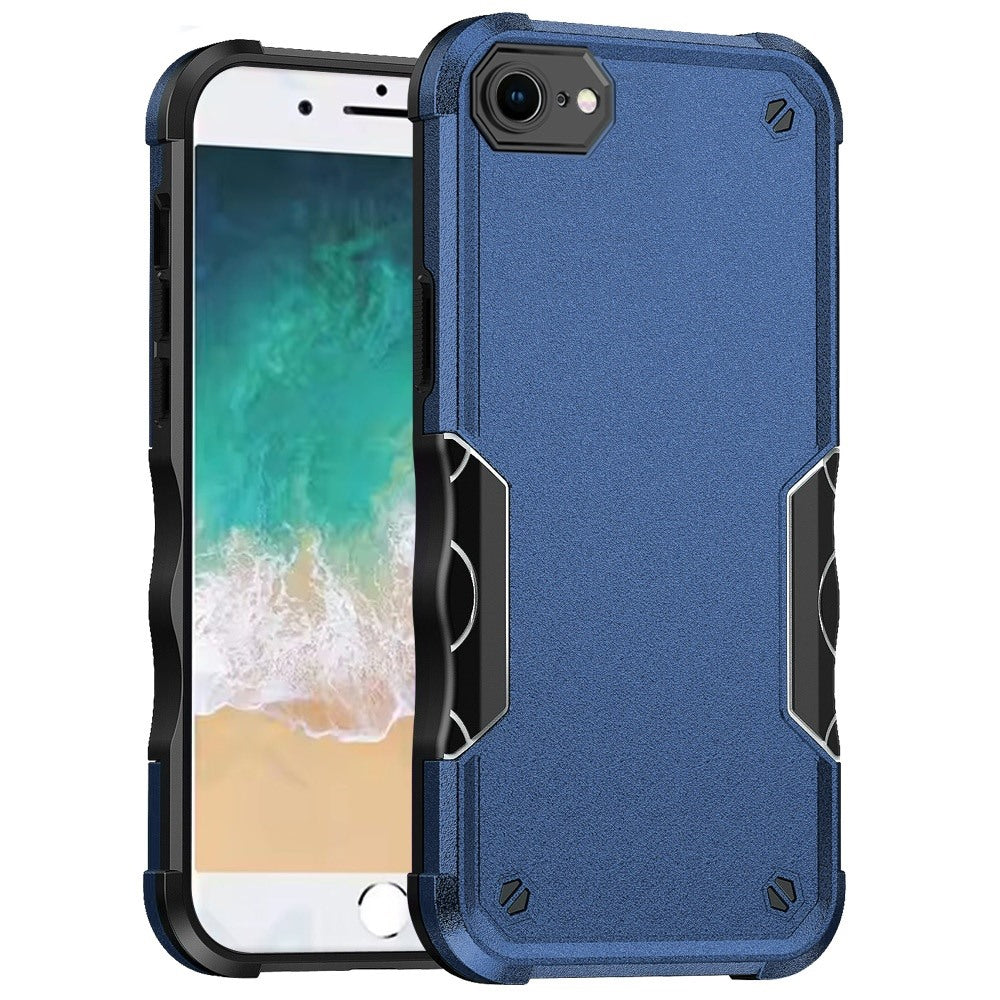 iPhone 17E / 16E / SE4 Exquisite Tough Shockproof Hybrid Case Cover - Blue ( 1107804) (MSRP $49.99)