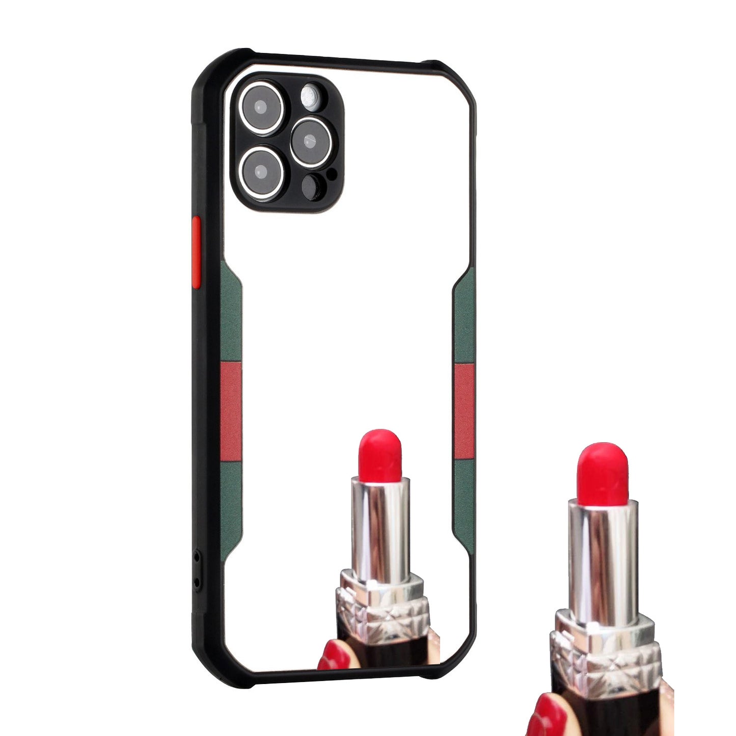 Apple iPhone XR Mirror on Silver Film Hybrid Case Cover - Black (1102724)