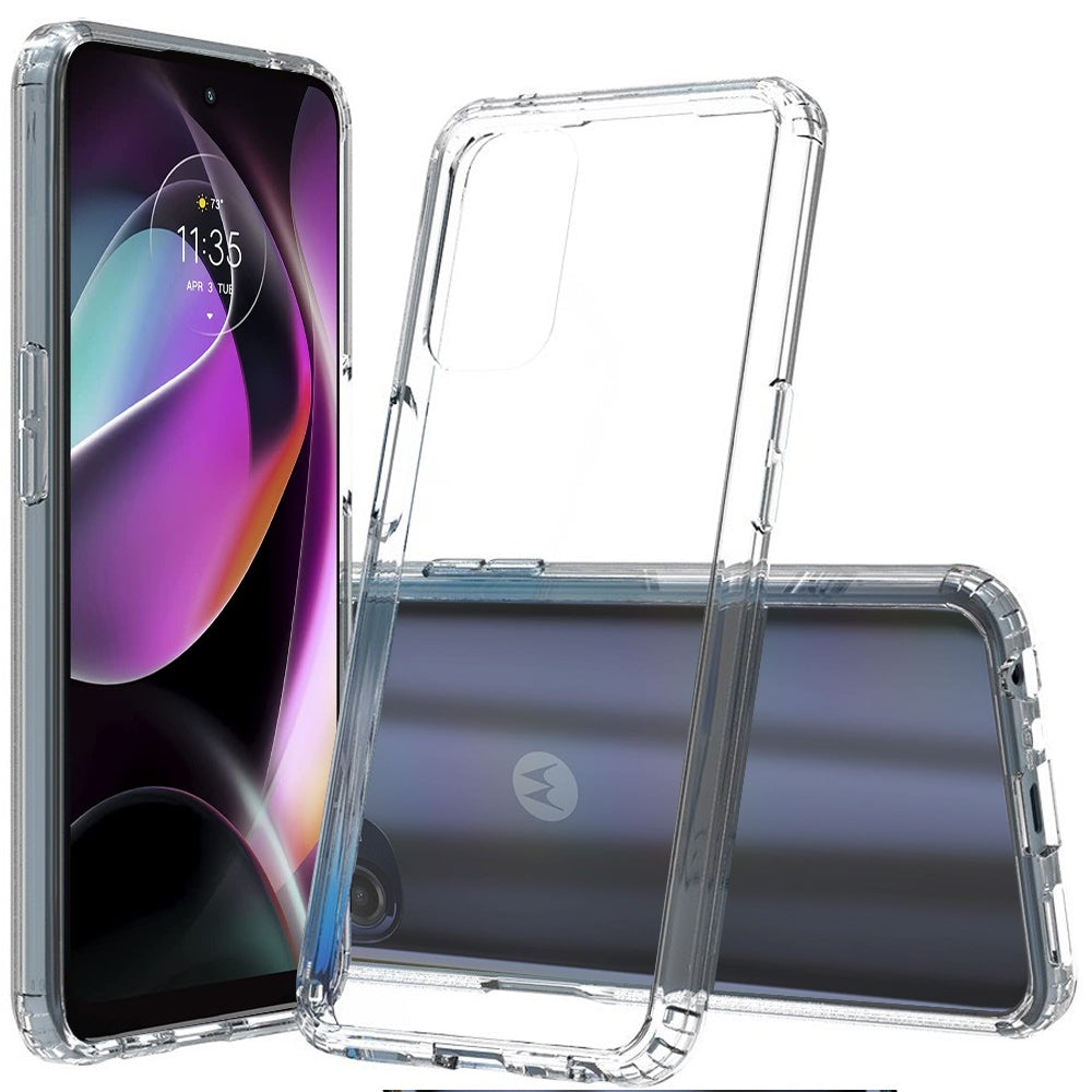 Apple iPhone 14 PRO Clear Transparent Hybrid Case Cover - Clear PC + Clear TPU (1104639)