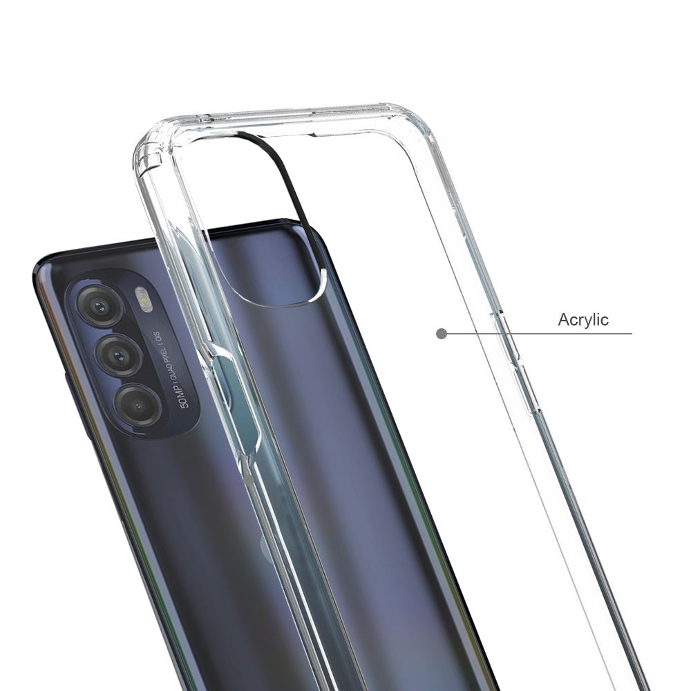 Apple iPhone 14 PRO Clear Transparent Hybrid Case Cover - Clear PC + Clear TPU (1104639)