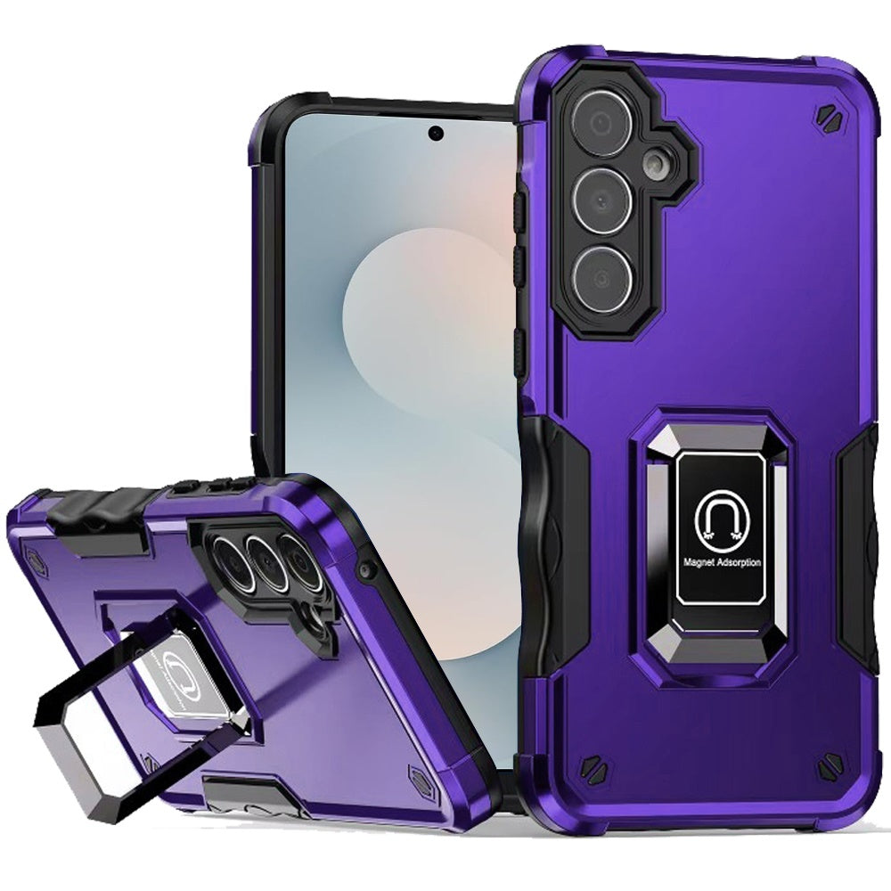 Samsung s26 OPTIMUM Magnetic Ring Stand Hybrid Case Cover - Dark Purple( 1107678) (MSRP $49.99)