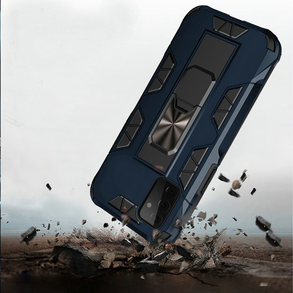 Samsung Galaxy A52 5G Optimum Magnetic RingStand Case Cover - Blue (1103399)