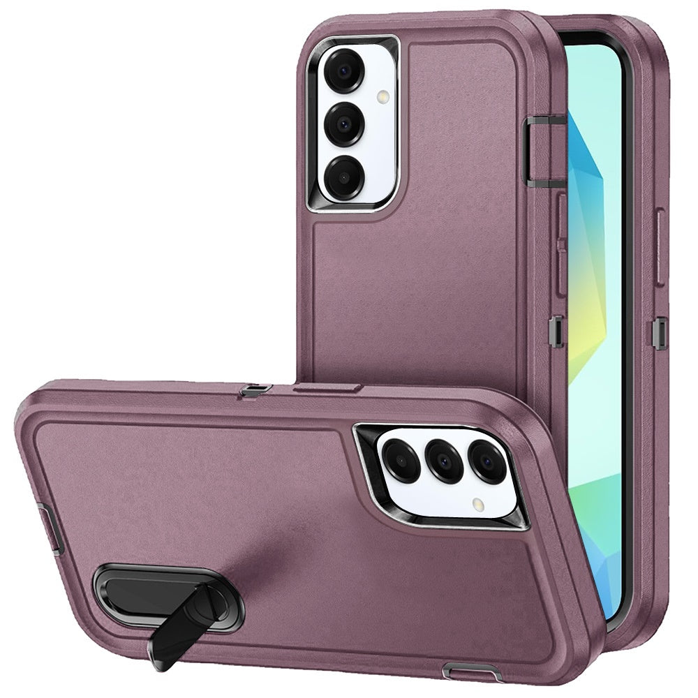 Samsung A16 5G PEAK 3in1 Toughest Hybrid with Stand Cover Case - Burgundy/Black ( 1103664) (MSRP $49.99)
