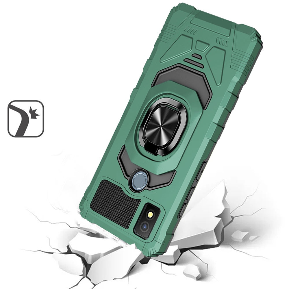 Cricket Icon 4 Robotic Hybrid with Magnetic Ring Stand Case Cover - Midnight Green (1105071)