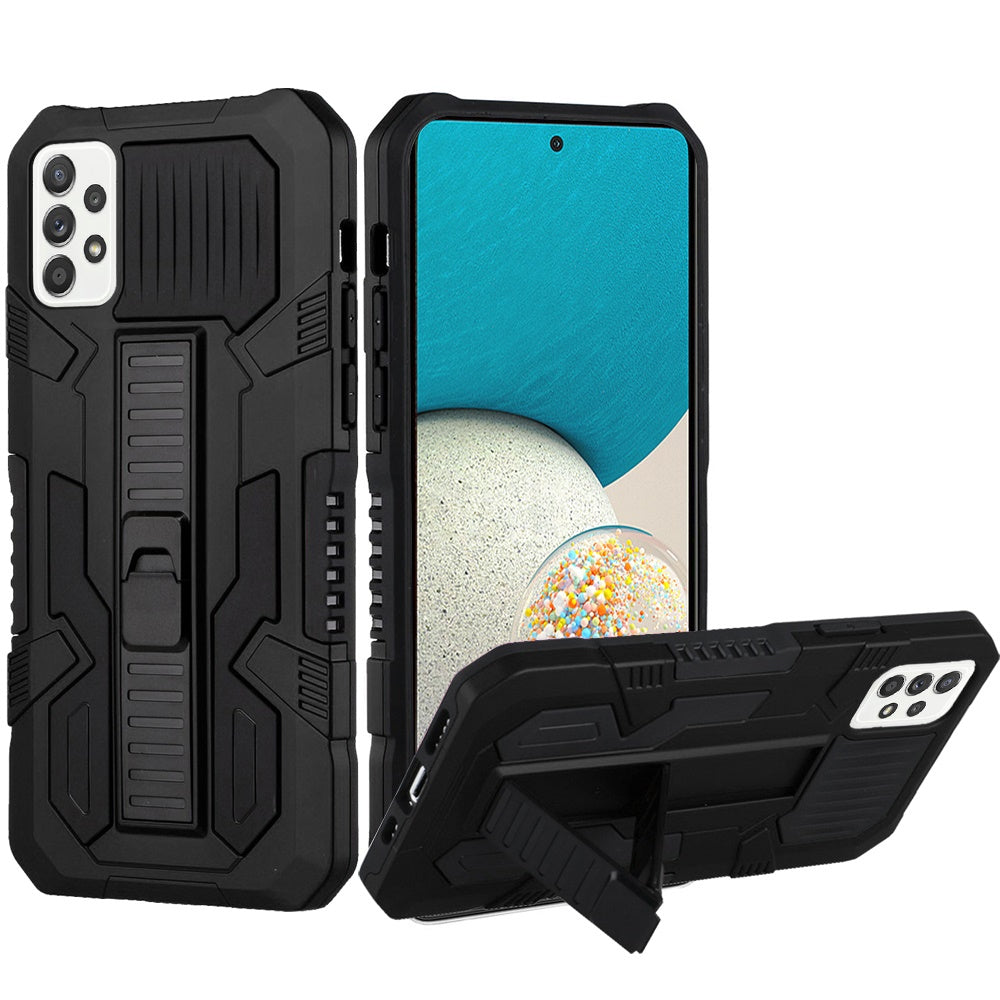 Samsung A53 5G Rocker Kickstand Tough Shockproof Hybrid Case Cover - Black (1103540)