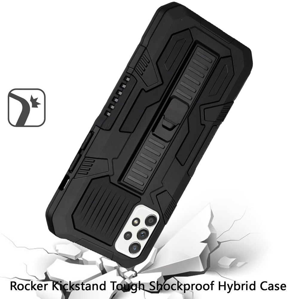 Samsung A53 5G Rocker Kickstand Tough Shockproof Hybrid Case Cover - Black (1103540)