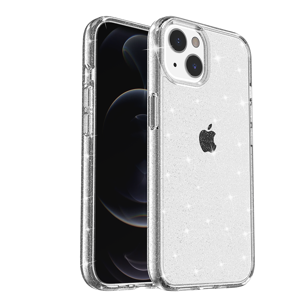 Apple iPhone XR Glitter Ultra Thick 3mm Transparent Hybrid Case Cover - Clear (1102728)