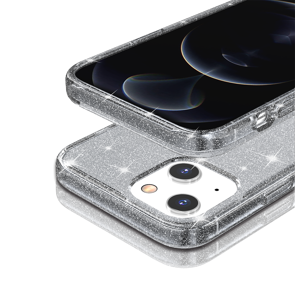 Apple iPhone XR Glitter Ultra Thick 3mm Transparent Hybrid Case Cover - Smoke (1102730)