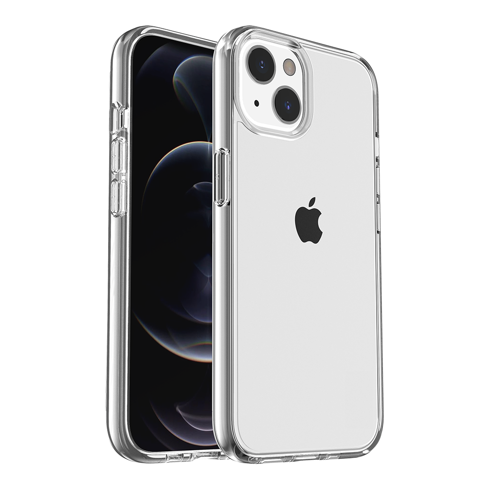 Apple iPhone 13 Pro Sturdy Ultra Thick 3mm Transparent Hybrid Case Cover - Clear (1102784)