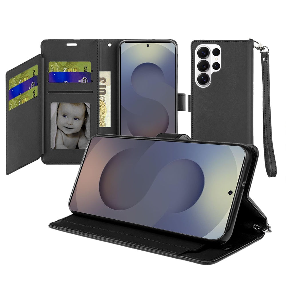 Samsung s26 Ultra Wallet ID Card Holder Case Cover - Black ( 1107868) (MSRP $39.99)