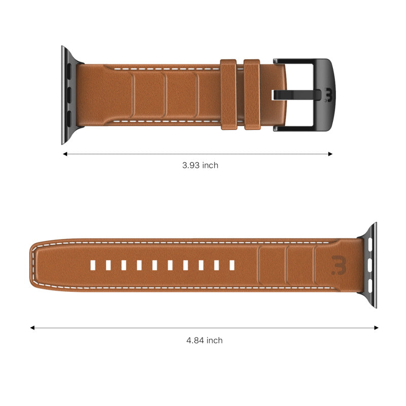 MyBat Pro Leather Watchband for Apple Watch 41mm / 40mm - Brown (1107627)