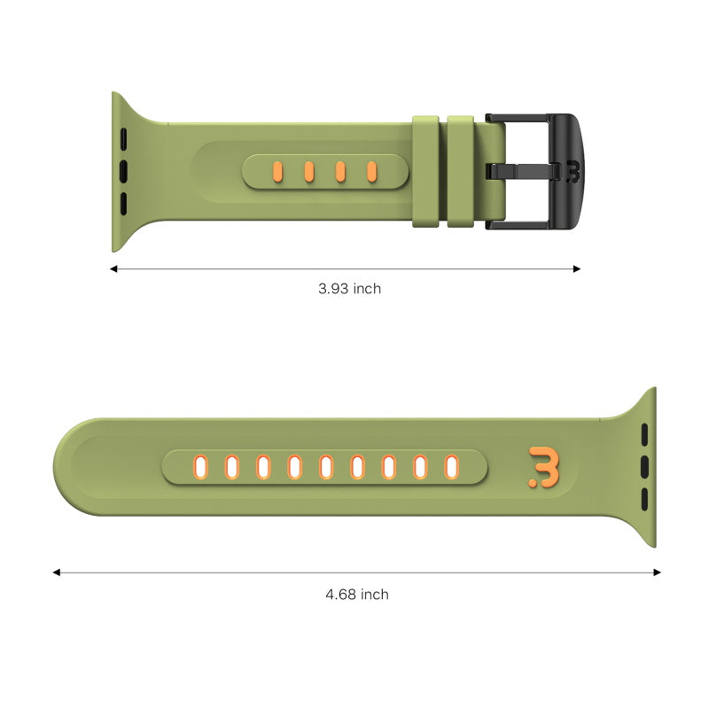 MyBat Pro Silicone Watchband for Apple Watch 41mm / 40mm - Green (1107628)