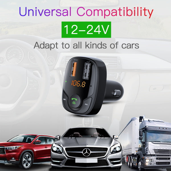 MyBat Pro S-15 FM Transmitter + Car Charger - Black (1102540)