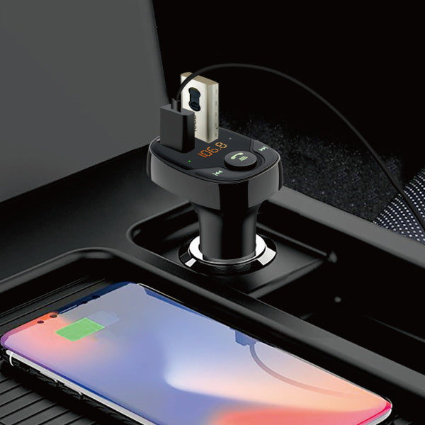 MyBat Pro S-15 FM Transmitter + Car Charger - Black (1102540)