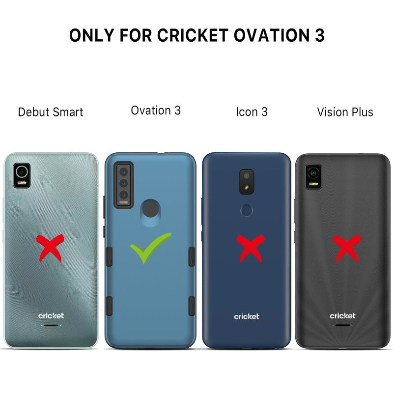 Cricket Ovation 3 MyBat Pro TUFF Subs Series Case - Blue (1105276)