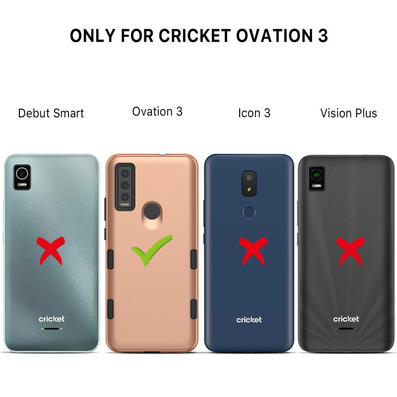 Cricket Ovation 3 MyBat Pro TUFF Subs Series Case - Rose Gold (1105275)