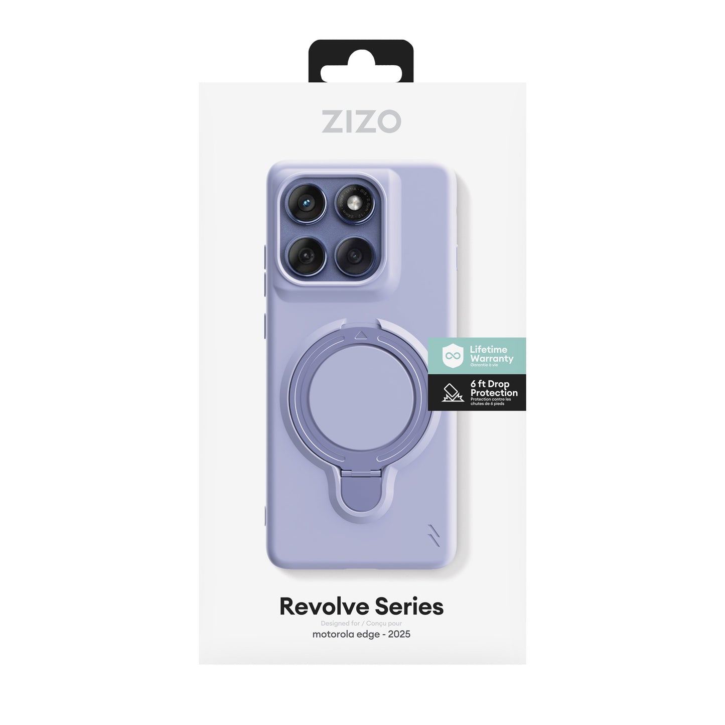 ZIZO REVOLVE Series moto edge (2025) Case - Violet ( 1103598) (MSRP $49.99)