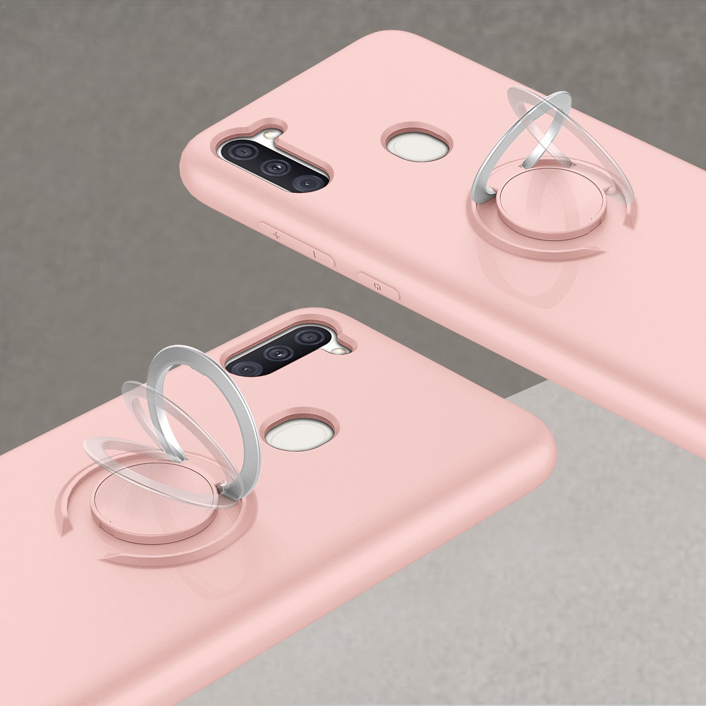 SAMSUNG GALAXY A11 ZIZO REVOLVE SERIES CASE -ROSE QUARTZ (9984)