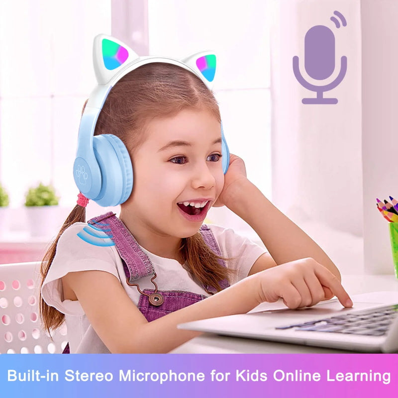 MyBat Pro Katchy Kitty Children’s Bluetooth Headset - Blue (1106404)