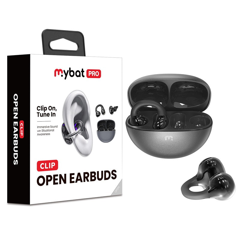 MyBat Pro Clip Open-Ear Earbuds - Gray (1107701)