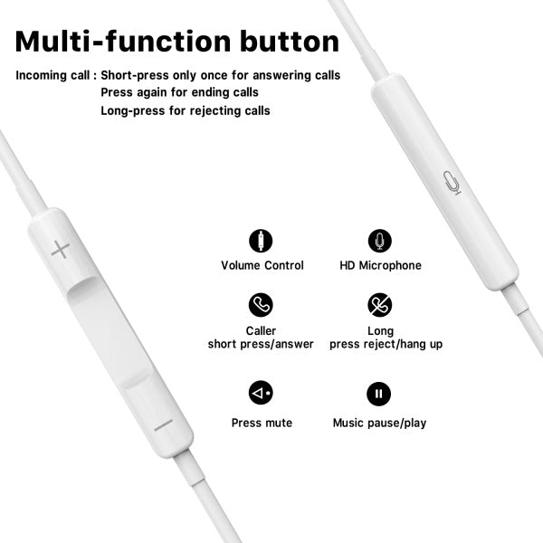 MyBat Pro USB-C Digital Audio Earphone - White (1101832)