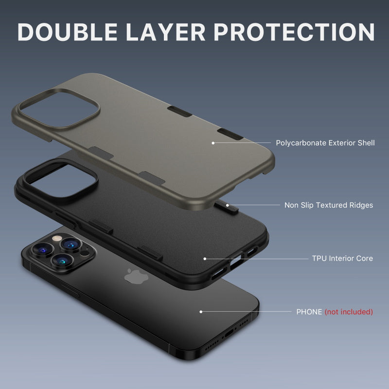 Apple iPhone 14 PRO MyBat Pro TUFF Subs Series Case - Gunmetal (1104695)