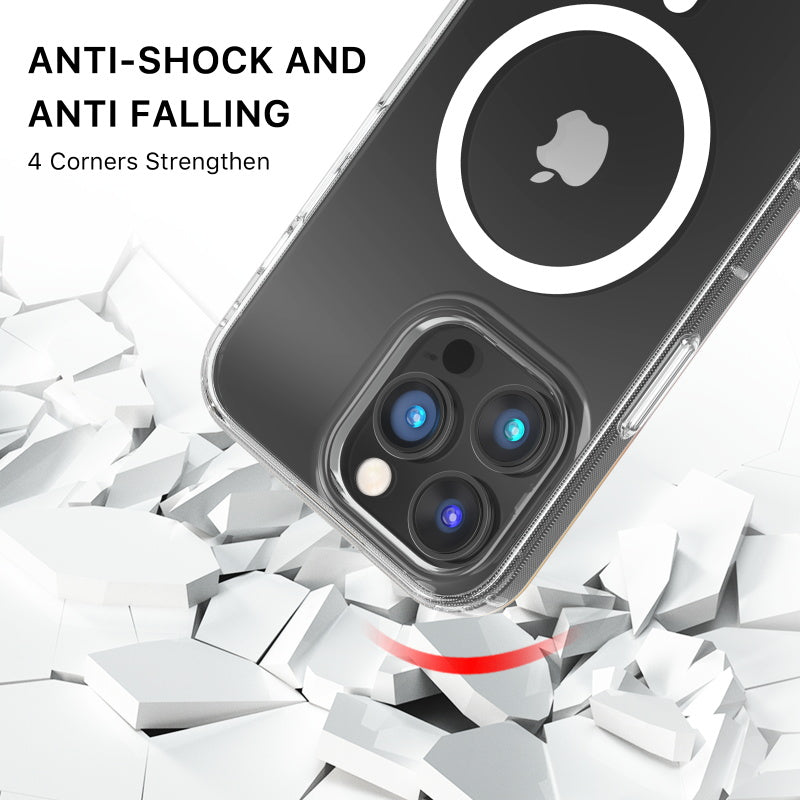 Apple iPhone 14 PRO MAX 6.7 Mybat Pro Mood Series MagSafe Case - Transparent Clear (1104703)