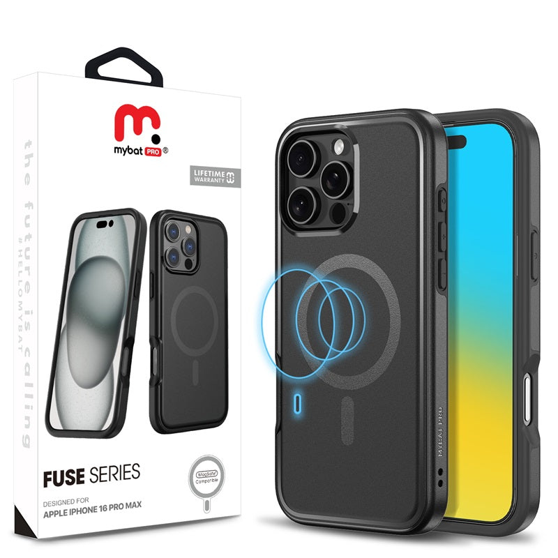 MyBat Pro Fuse Series w/ MagSafe Case for Apple iPhone 16 Pro Max - Black (1107460)
