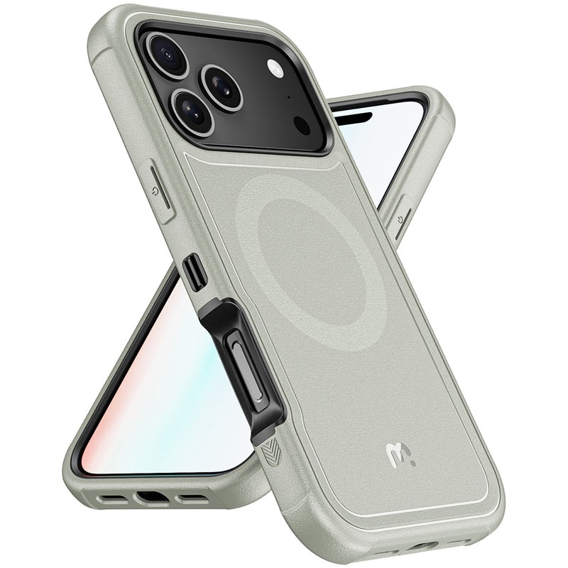 MyBat Pro Maverick Series Rogue Edition MagSafe Case for Apple iPhone 17 Pro Max - Grey ( 1107658) (MSRP $59.99)