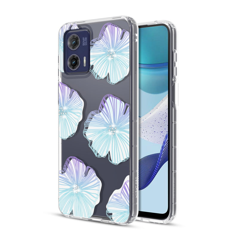 Motorola MOTO G 5G (2023) MyBat Pro Mood Series Case (with Diamonds) - Seashells (1105851)