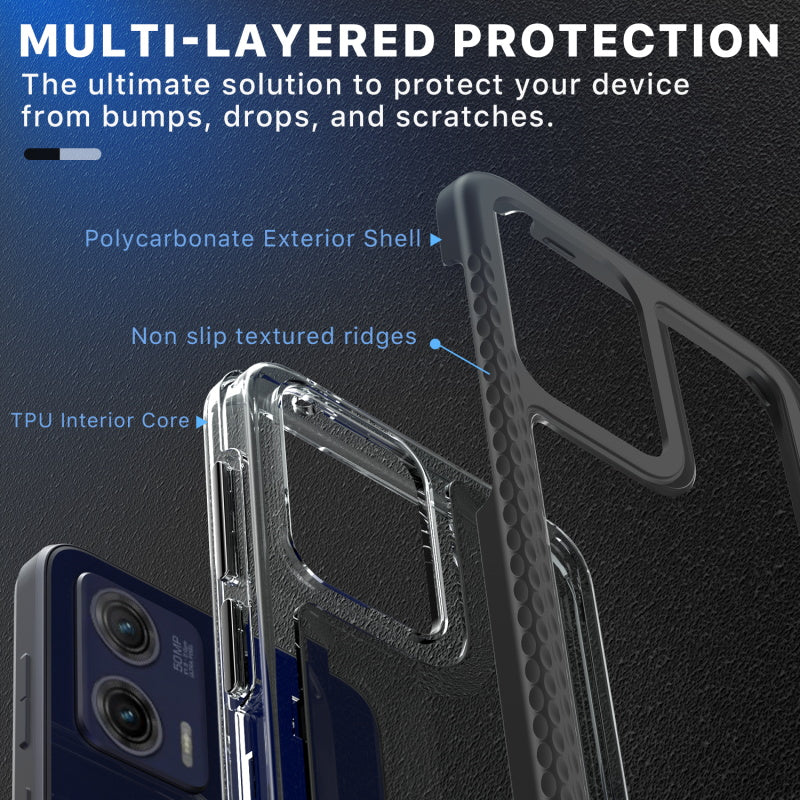 Motorola MOTO G 5G (2023) MyBat Pro Lux Series Case - Black (1105858)