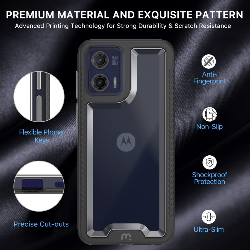 Motorola MOTO G 5G (2023) MyBat Pro Lux Series Case - Black (1105858)