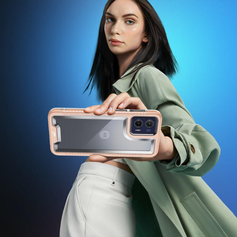 Motorola MOTO G 5G (2023) MyBat Pro Lux Series Case - Rose Gold (1105857)