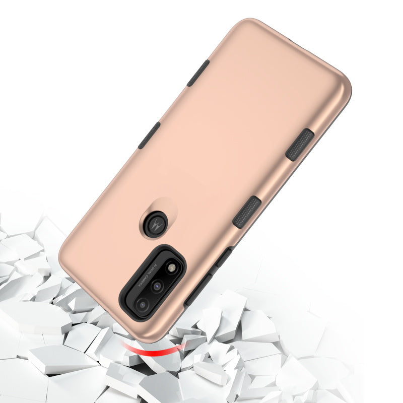 Moto G Play 2023, Moto G Pure, Moto G Power (2022) MyBat Pro TUFF Subs Series Case - Rose Gold (1103162)
