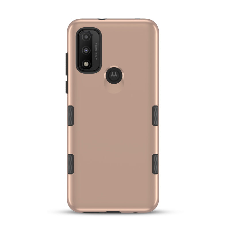 Moto G Play 2023, Moto G Pure, Moto G Power (2022) MyBat Pro TUFF Subs Series Case - Rose Gold (1103162)