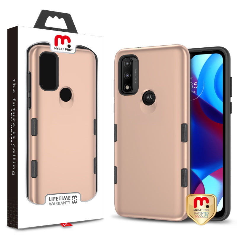Moto G Play 2023, Moto G Pure, Moto G Power (2022) MyBat Pro TUFF Subs Series Case - Rose Gold (1103162)