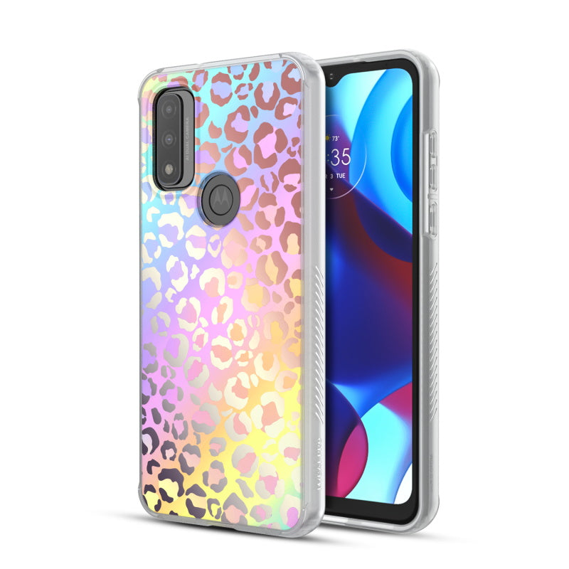 Moto G Play 2023, Moto G Pure, Moto G Power (2022) MyBat Pro Mood Series Case - Holographic Leopard (1103166)