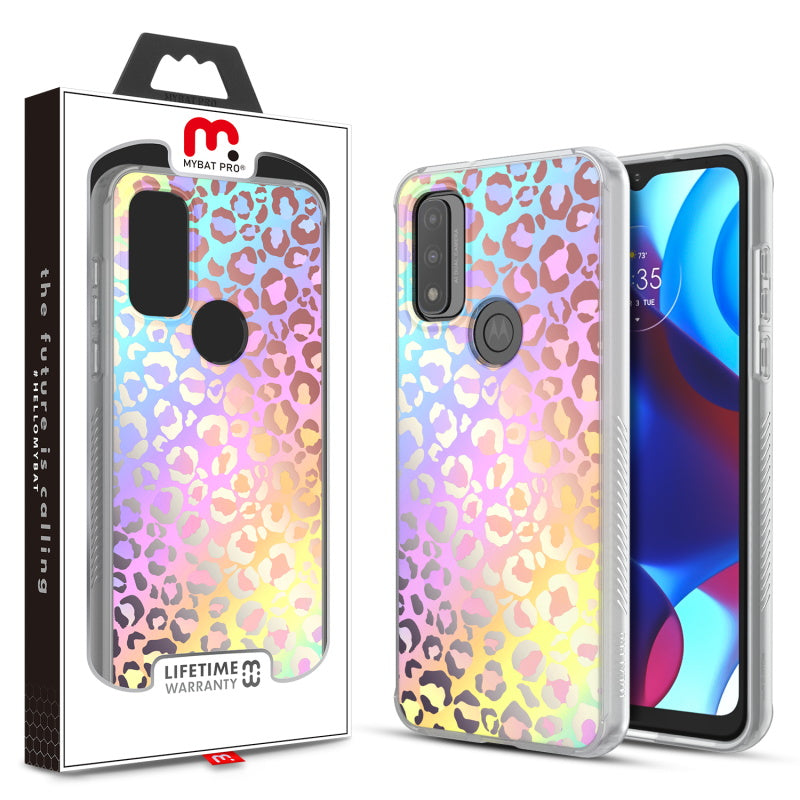 Moto G Play 2023, Moto G Pure, Moto G Power (2022) MyBat Pro Mood Series Case - Holographic Leopard (1103166)