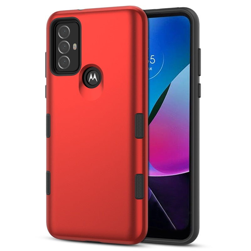 MyBat Pro TUFF Subs Series Case for Motorola Moto G Play (2023) - Red (1106417)