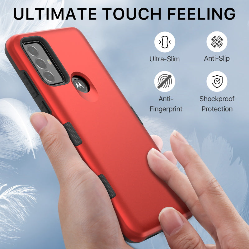 MyBat Pro TUFF Subs Series Case for Motorola Moto G Play (2023) - Red (1106417)