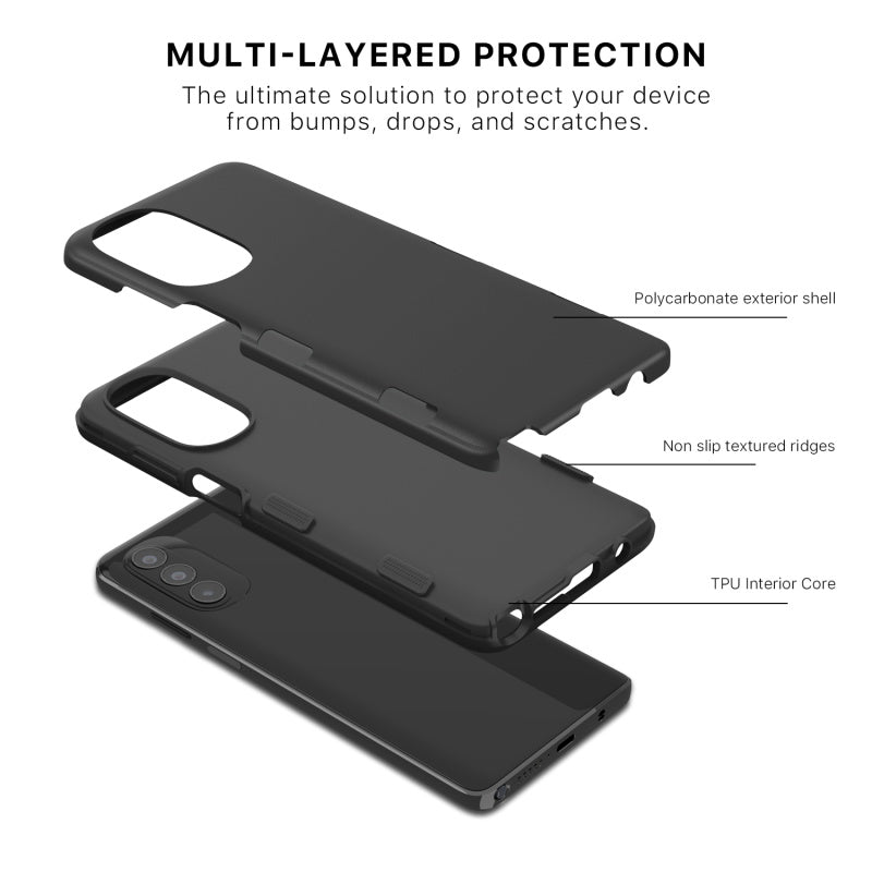 Motorola Moto G Stylus 5G (2022) MyBat Pro Tuff Subs Series Case - Black (1103932)