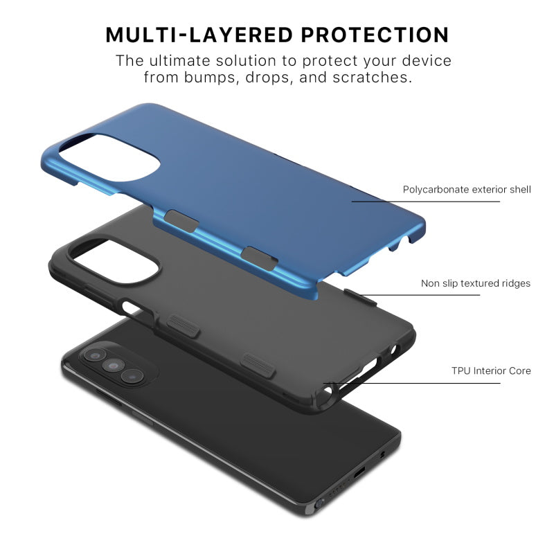 Motorola Moto G Stylus 5G (2022) MyBat Pro Tuff Subs Series Case - Blue (1103934)
