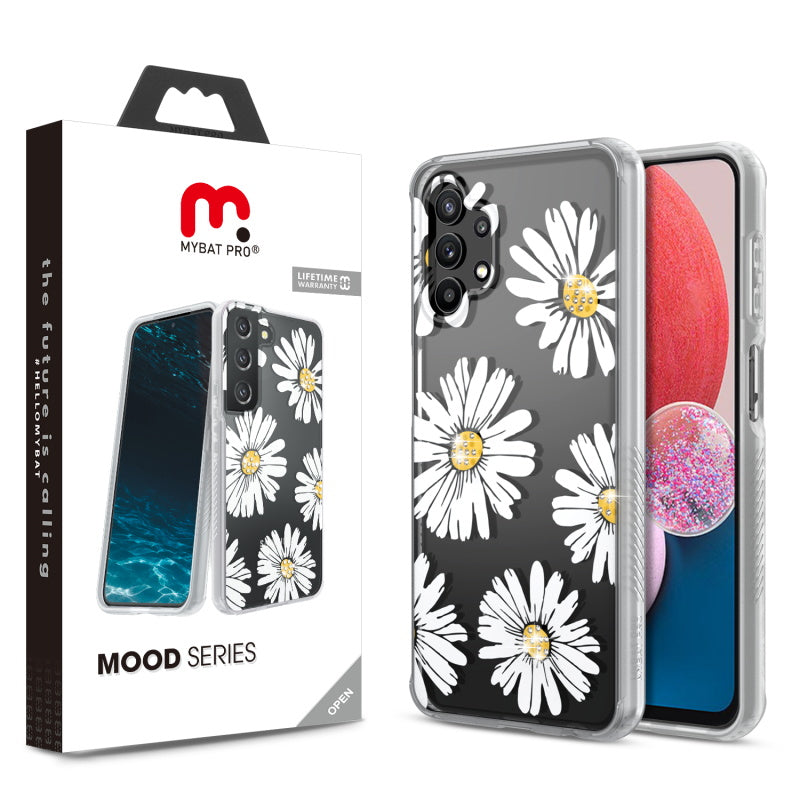 Samsung Galaxy A13 5G / (4G) MyBat Pro Mood Diamond Series Case - Happy Daisies (1105872)
